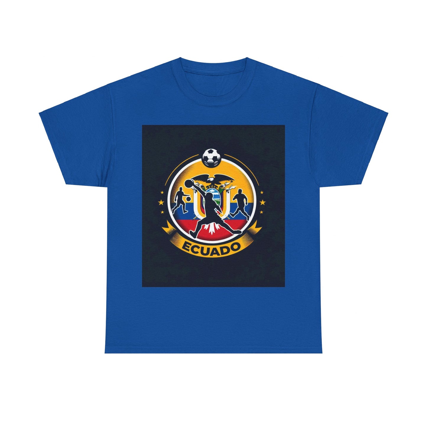 Flag Village Ecuador Sporting Flag T-SHIRT Heavy Cotton Tee ECU0002