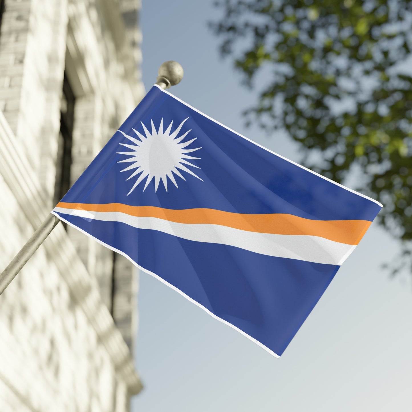Flag Village Marshall Islands Flag 18" x 12" / 36" x 24" / 60" x 36"