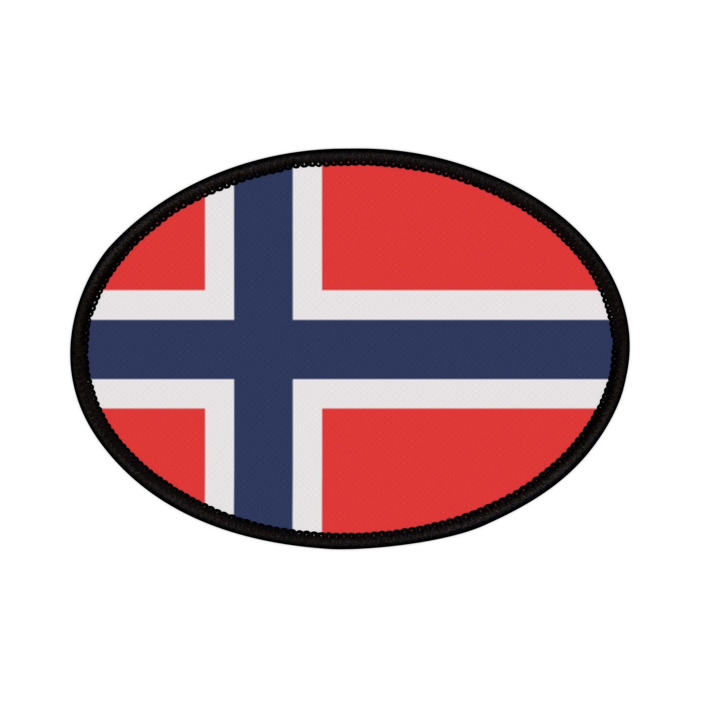Flag Village Norway Flag Embroidery Iron-On Patches