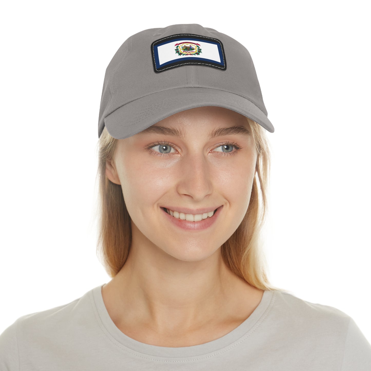 Flag Village USA West Virginia State Flag Hat Cap with Leather Patch