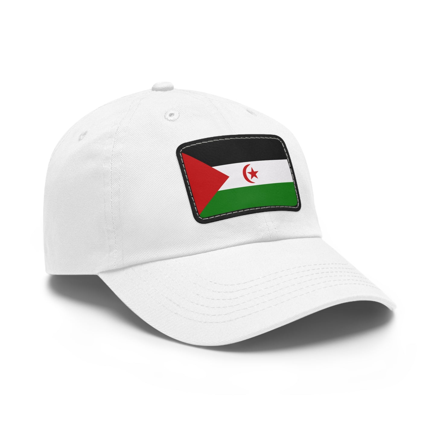Flag Village Western Sahara Flag Hat Cap with Leather Patch