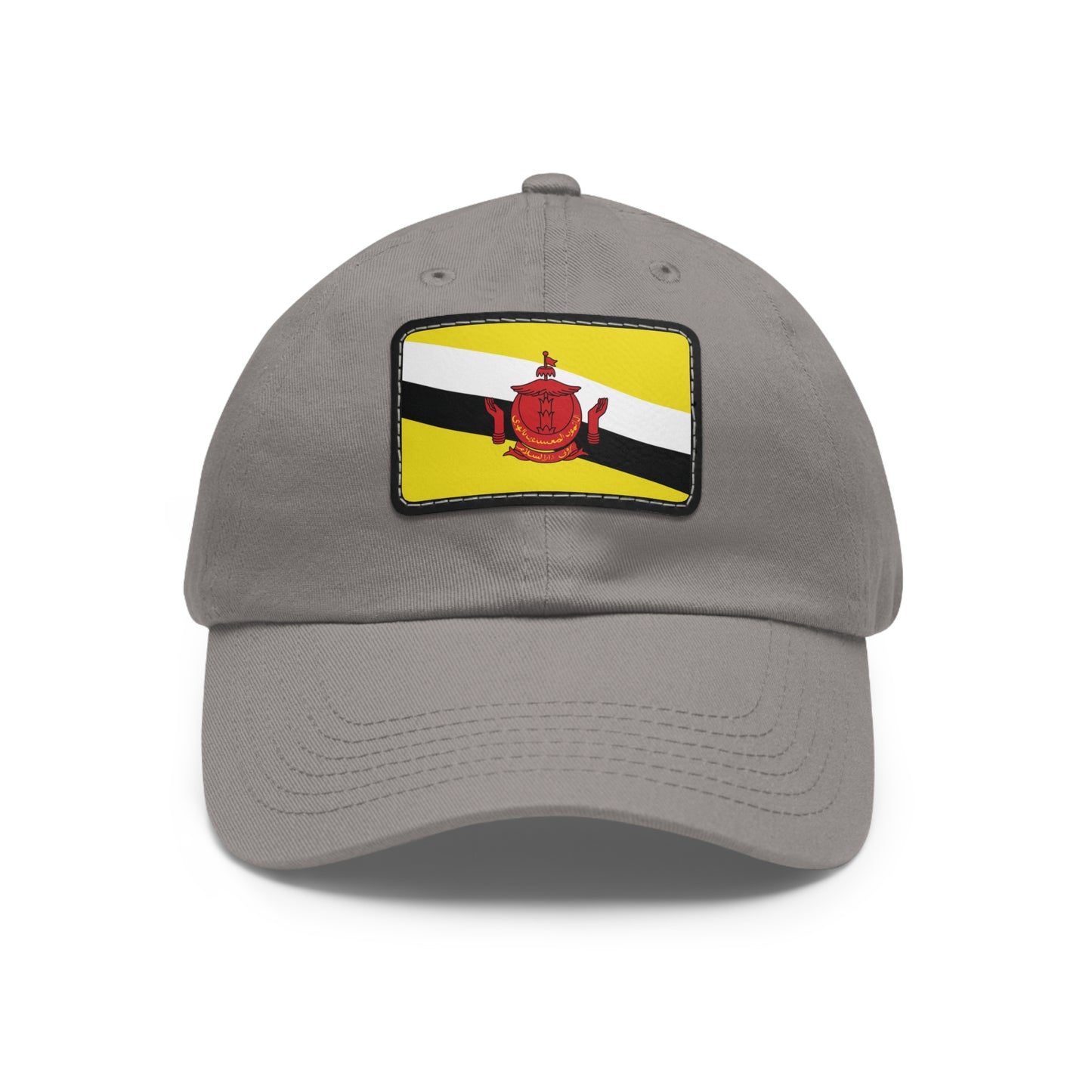 Flag Village Brunei Flag Hat Cap with Leather Patch