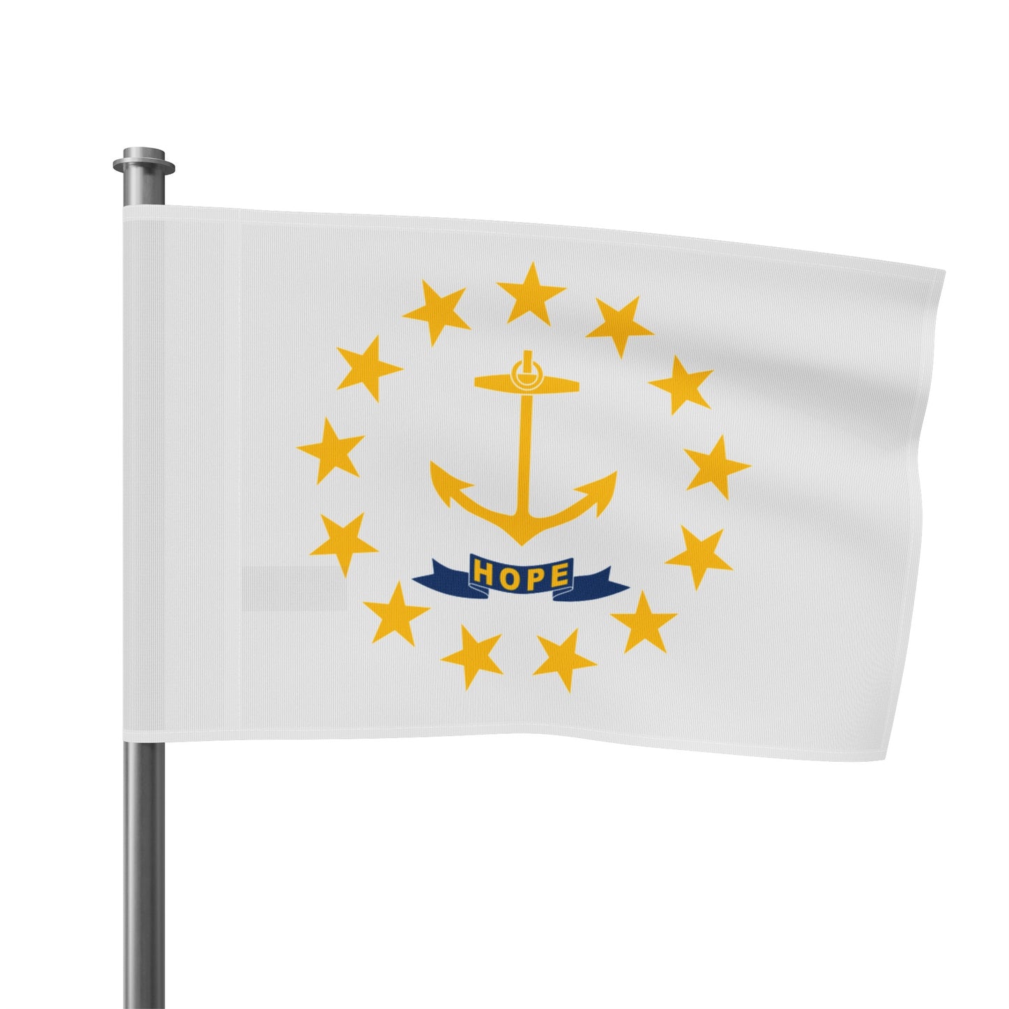 Flag Village USA Rhode Island State Flag 18" x 12" / 36" x 24" / 60" x 36"