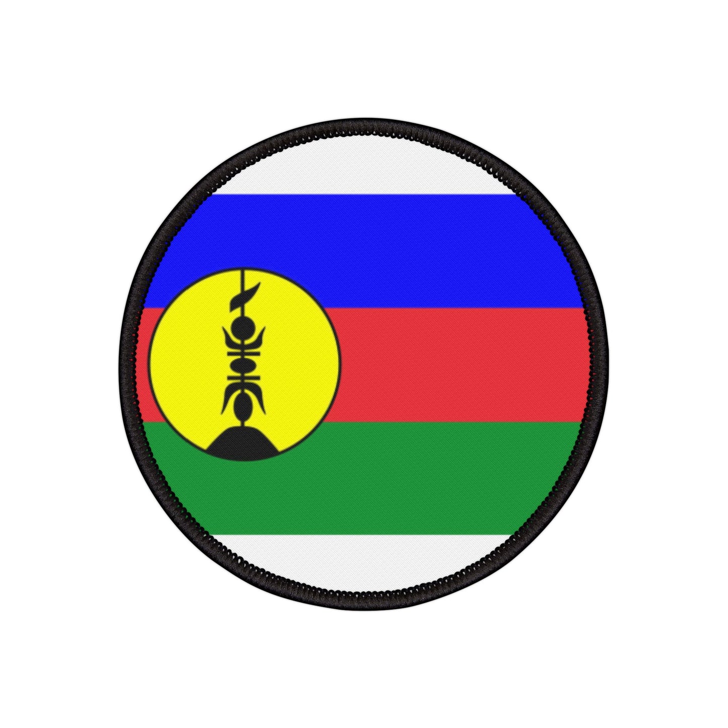 Flag Village New Caledonia Flag Embroidery Iron-On Patches