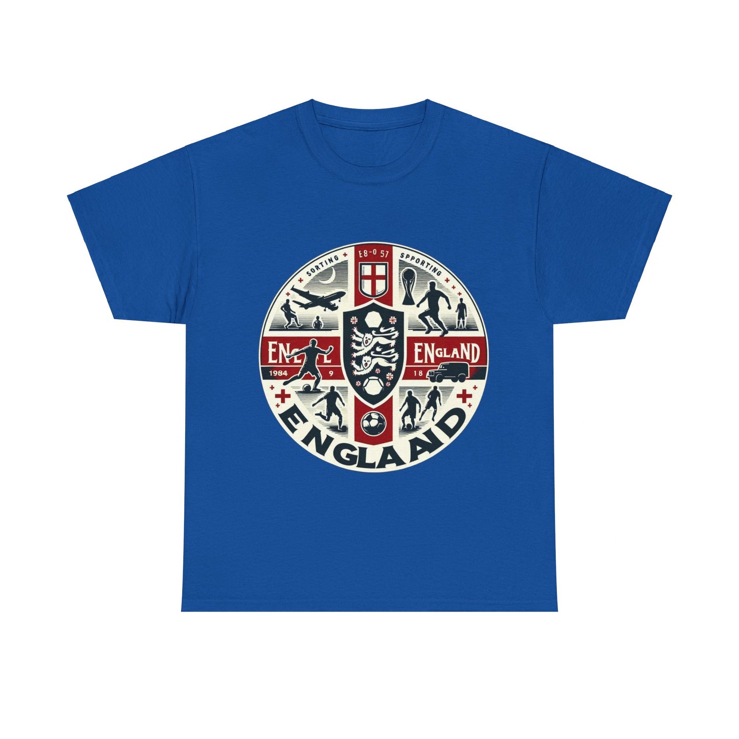 Flag Village England Sporting Flag T-SHIRT Heavy Cotton Tee GBR0006