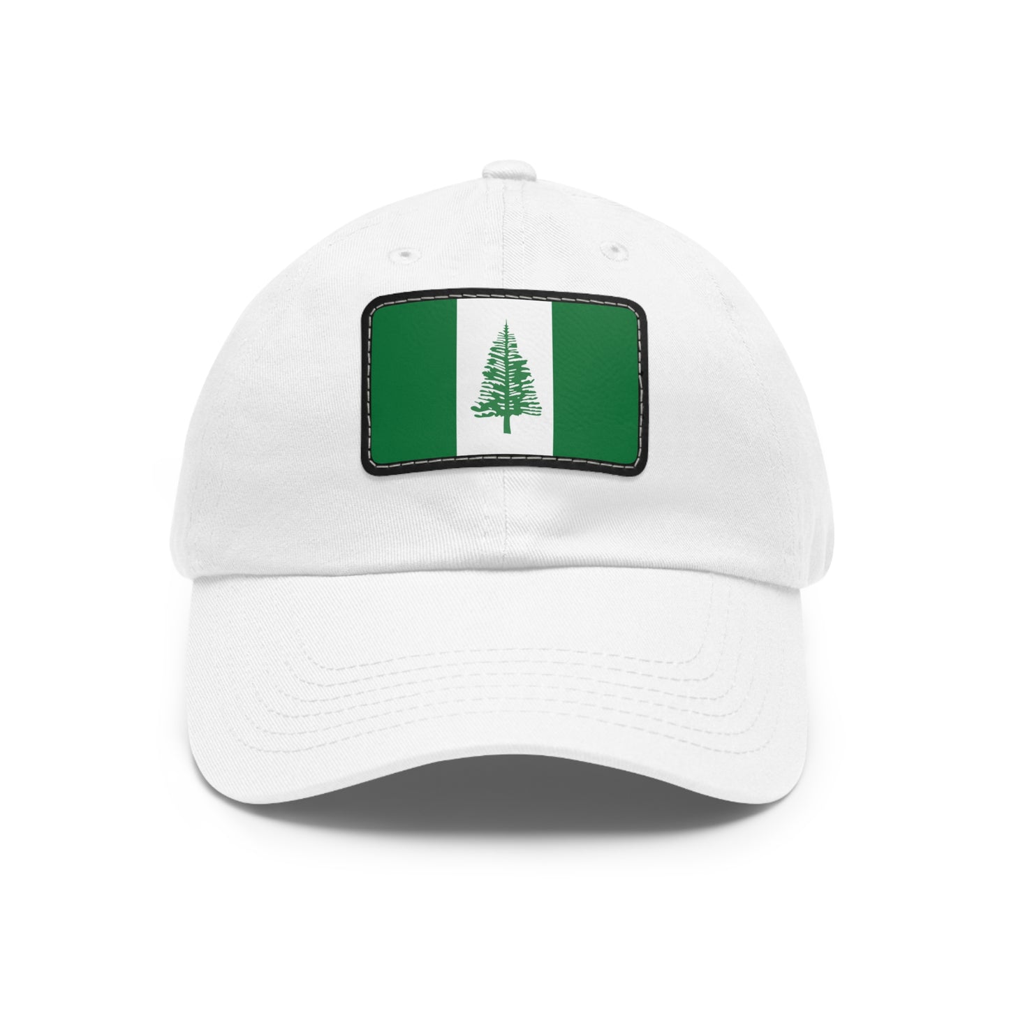 Flag Village Norfolk Island Flag Hat Cap with Leather Patch