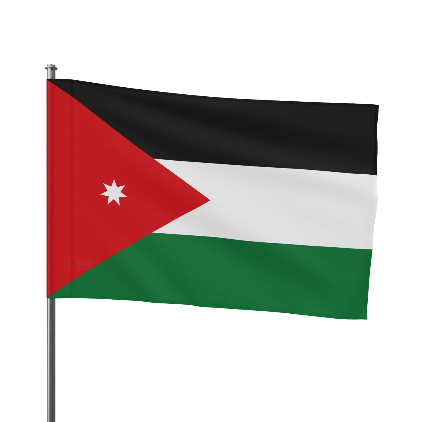 Flag Village Jordan Flag 18" x 12" / 36" x 24" / 60" x 36"