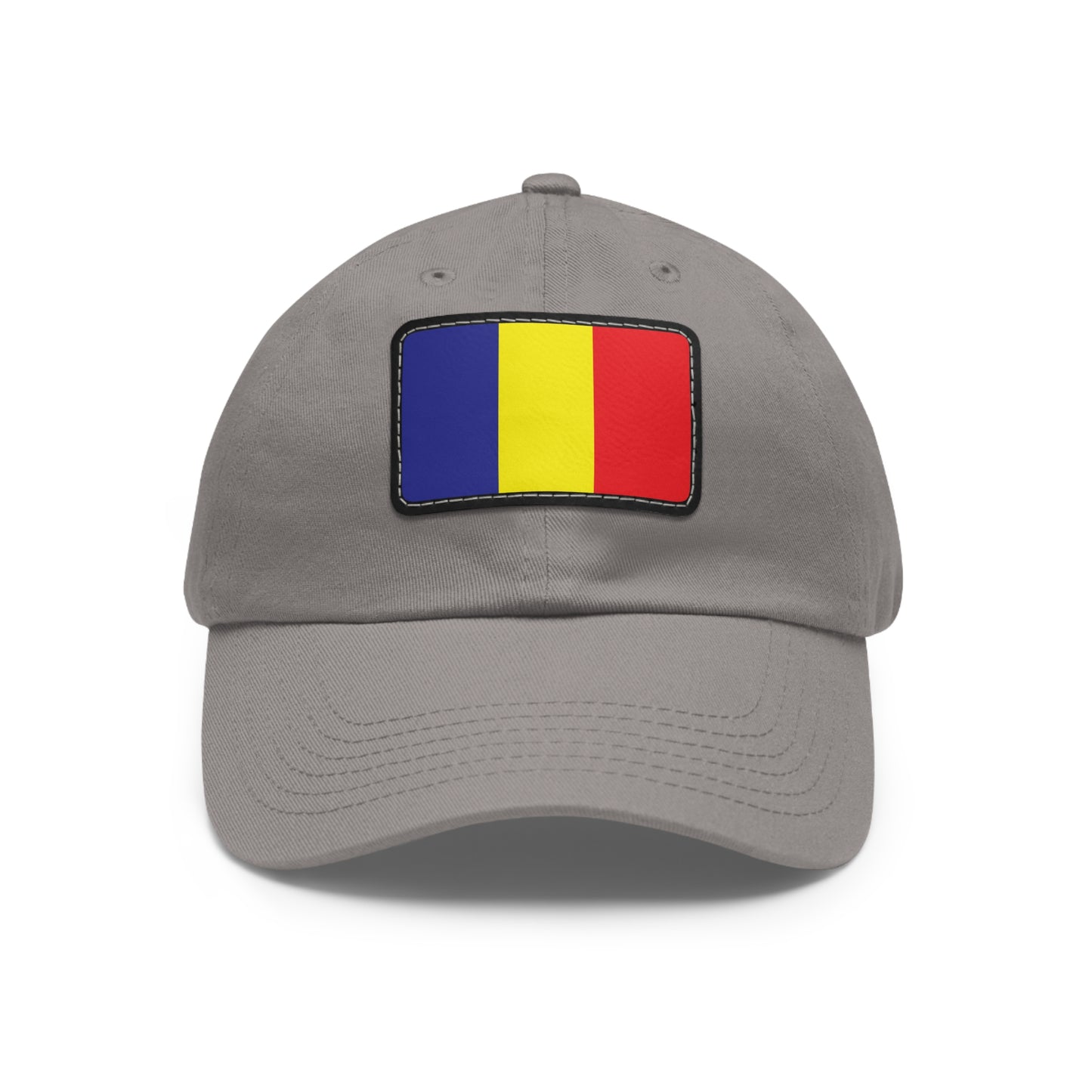 Flag Village Chad Flag Hat Cap with Leather Patch