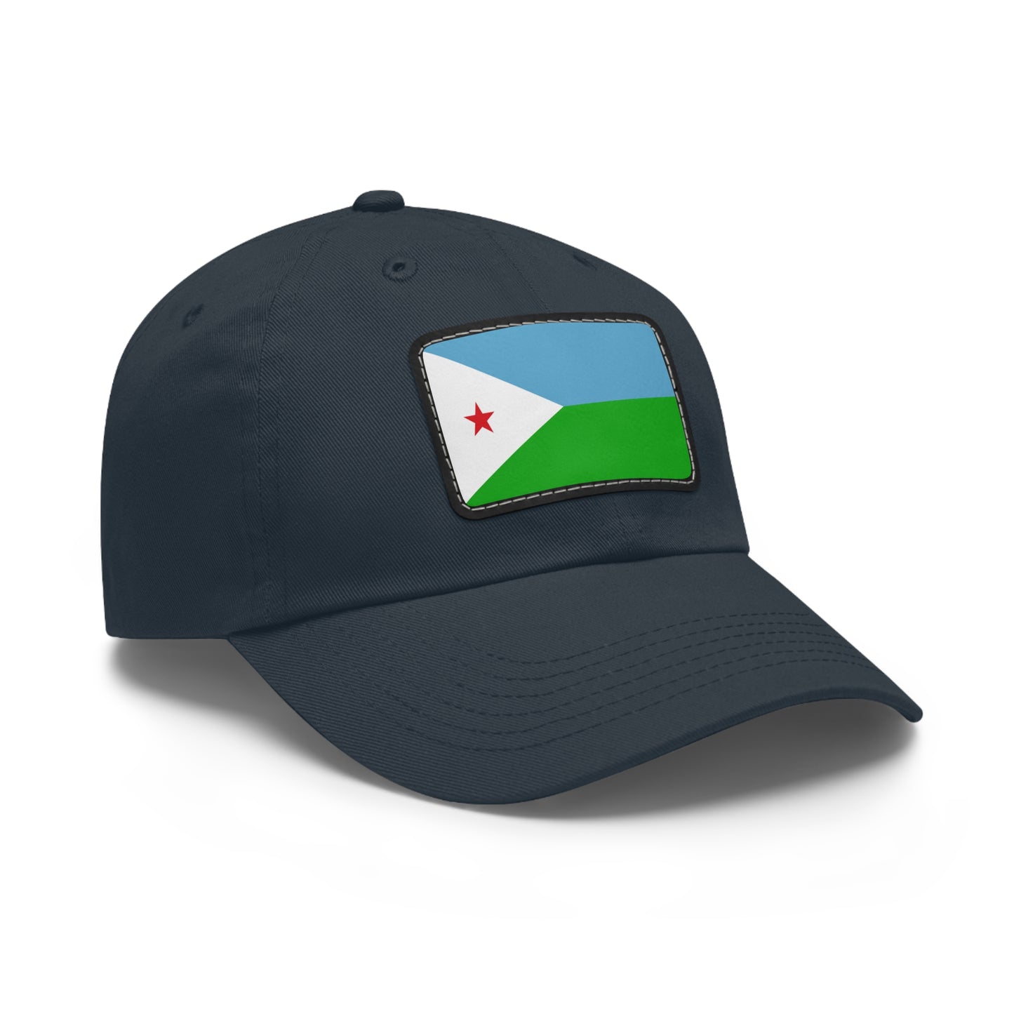 Flag Djibouti Flag Hat Cap with Leather Patch