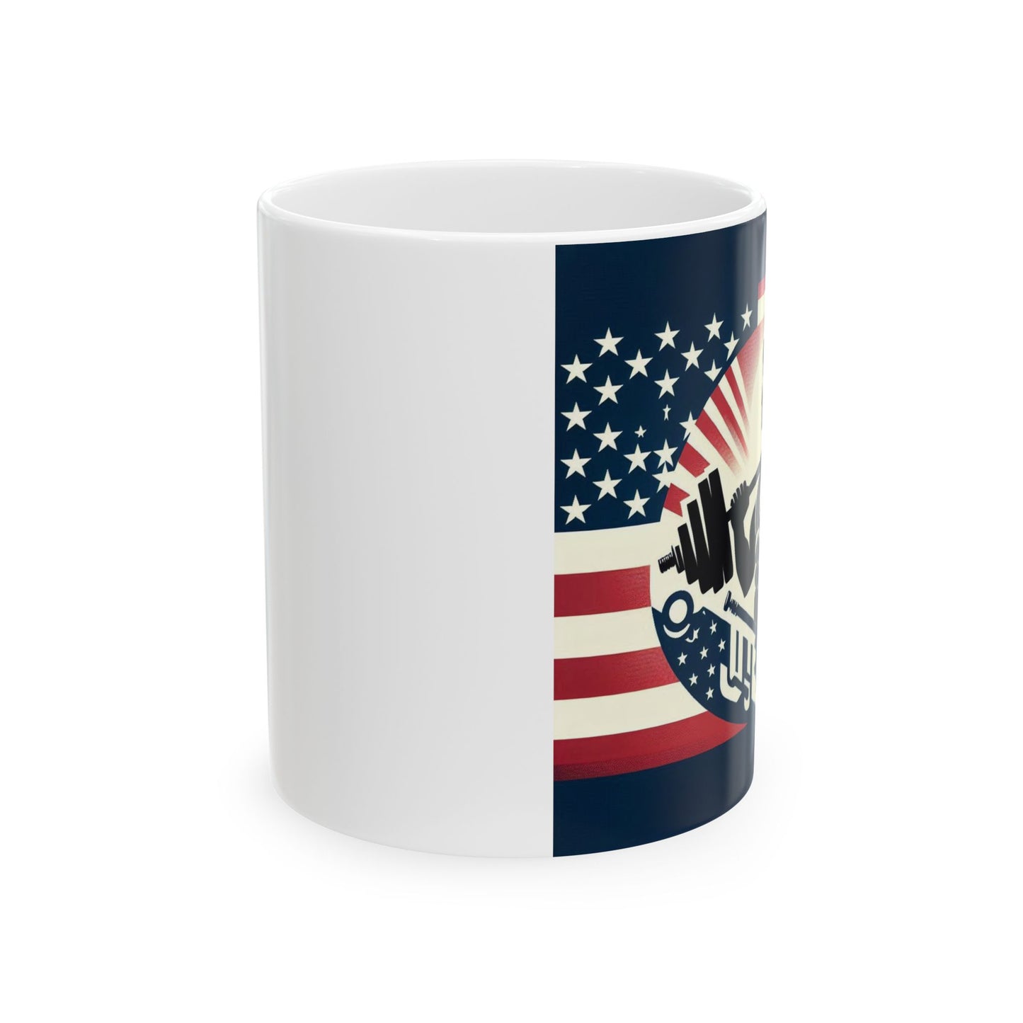 Flag Village United States Sporting Flag Ceramic Coffee Mug 11oz USA0009