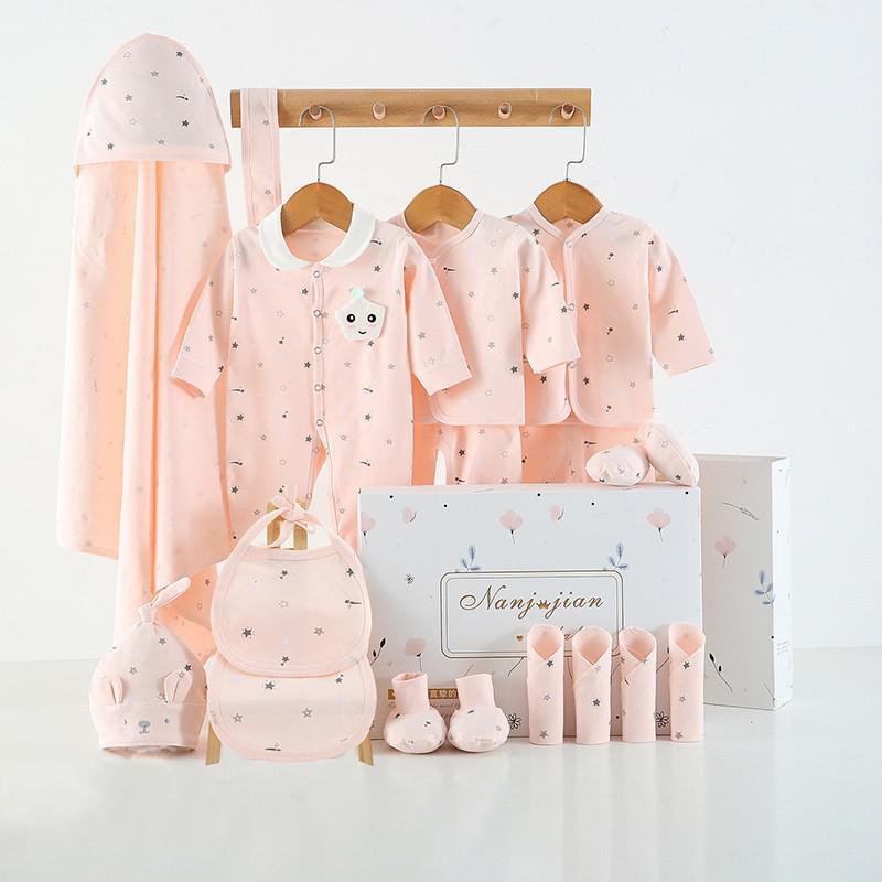 Flag Village Newborn Baby Clothes Thin Suit Baby Gift Box