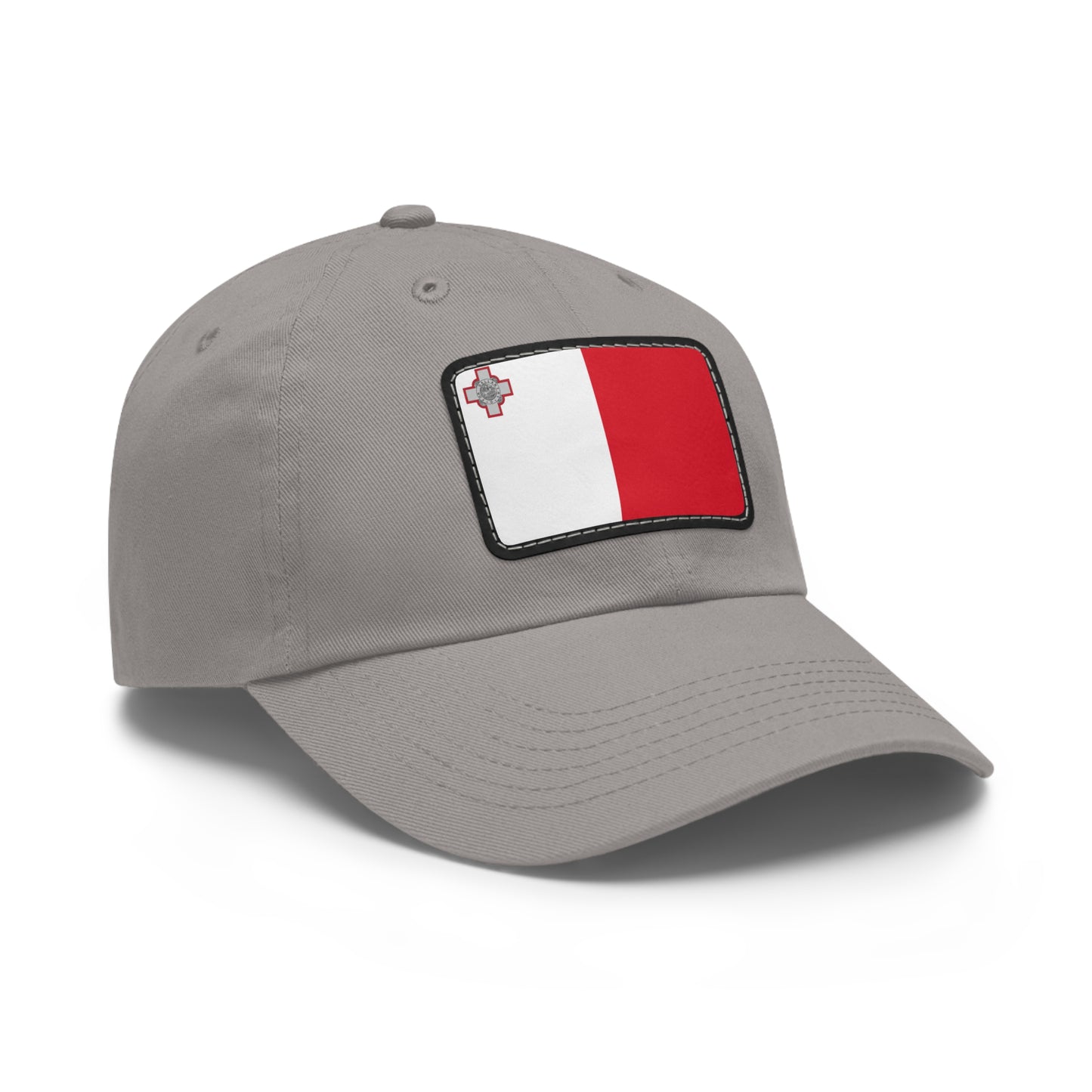 Flag Village Malta Flag Hat Cap with Leather Patch