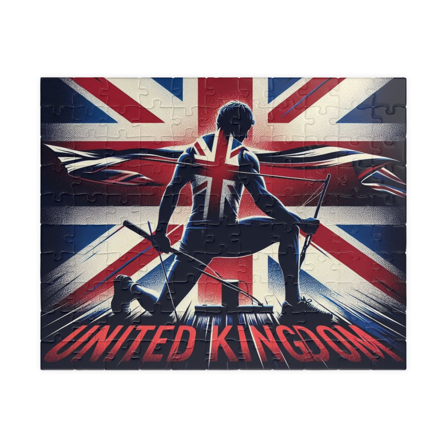 Flag Village United Kingdom Sporting Flag Puzzle (110, 252, 520, 1014-piece) UK0019