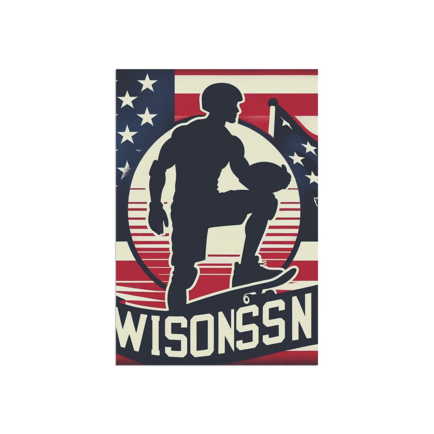 Flag Village Wisconsin State Flag Sporting Garden & House Banner WI0003