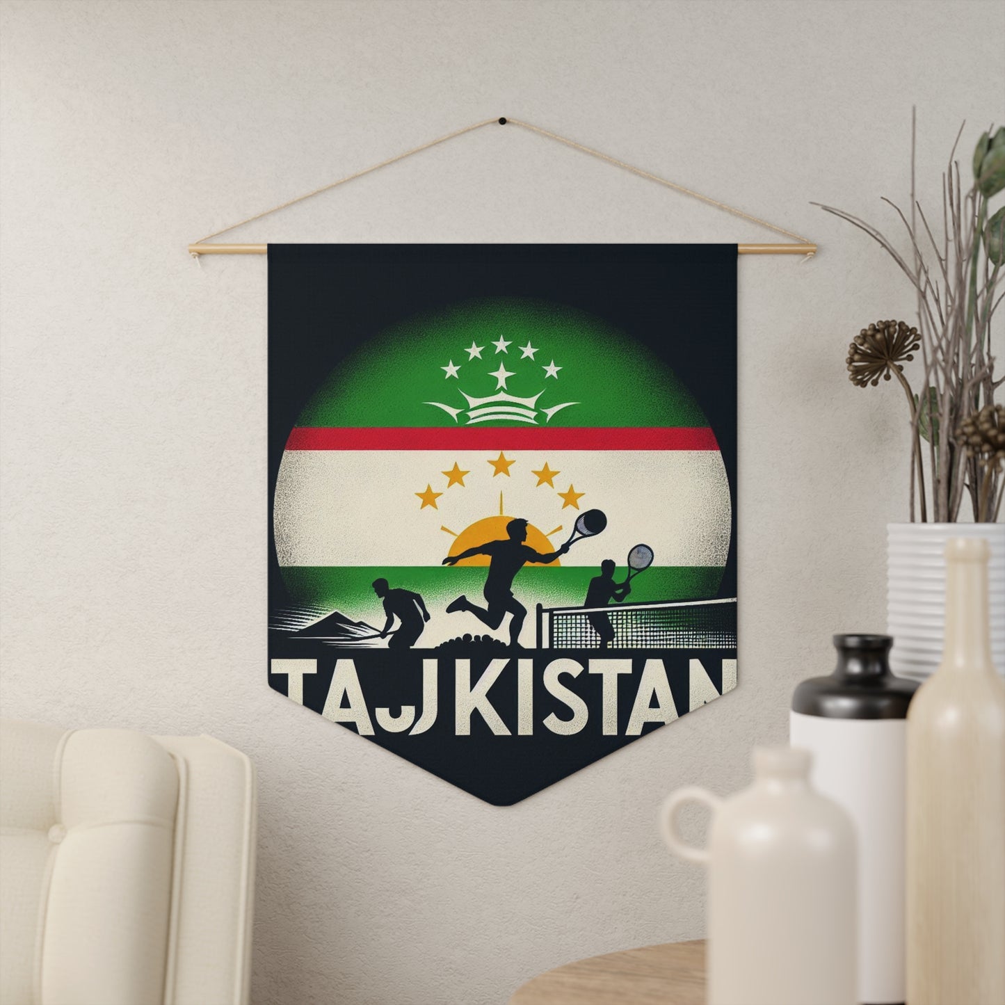 Flag Village Tajikistan Flag Pennant Sporting Home Wall decoration TJK0002