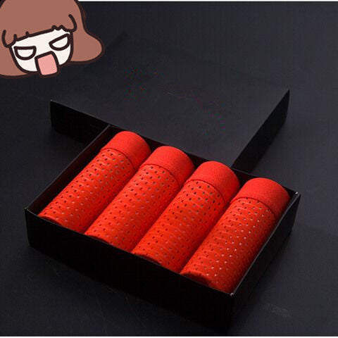 Flag Village Men print gift box shorts