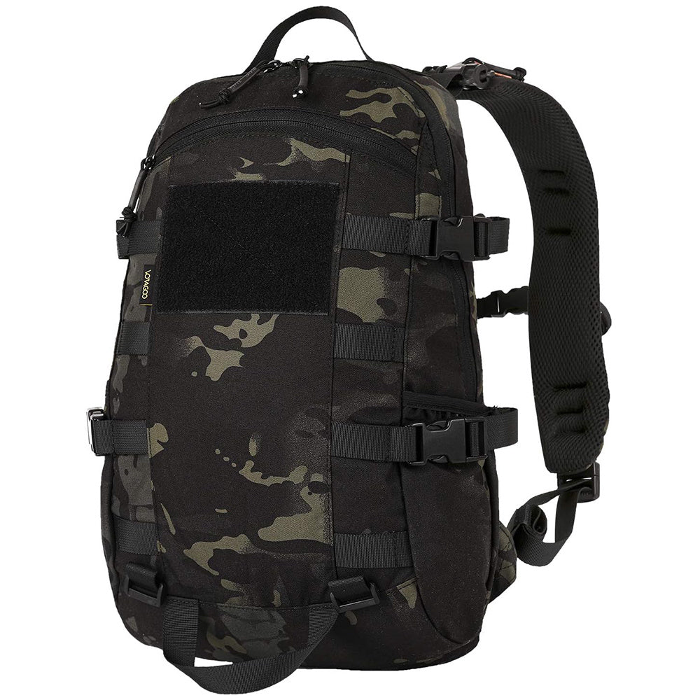 Flag Village Tactical Backpack Men Military Assault Pack Outdoor Hiking Rucksack