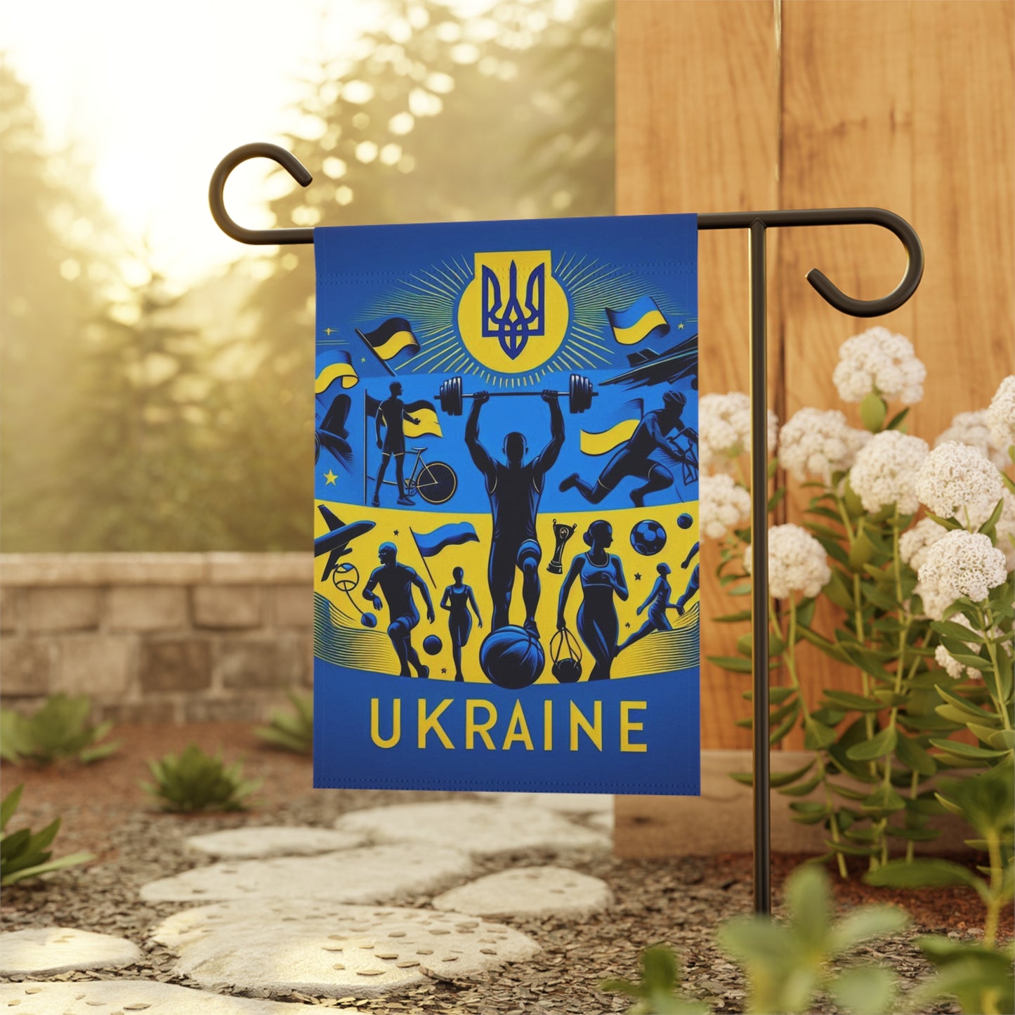 Flag Village Ukraine Flag Sporting Garden & House Banner UKR0004