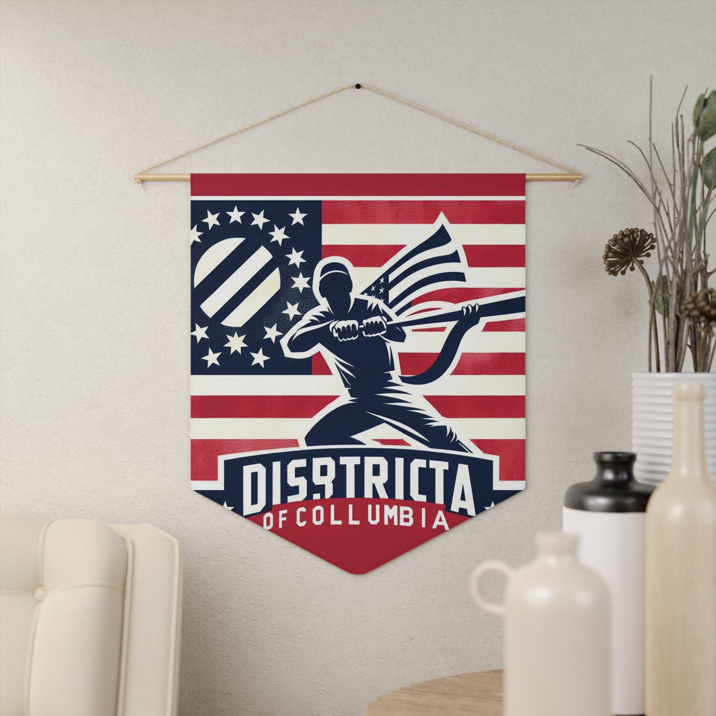 Flag Village Washington DC State Flag Pennant Sporting Home Wall decoration DC0002