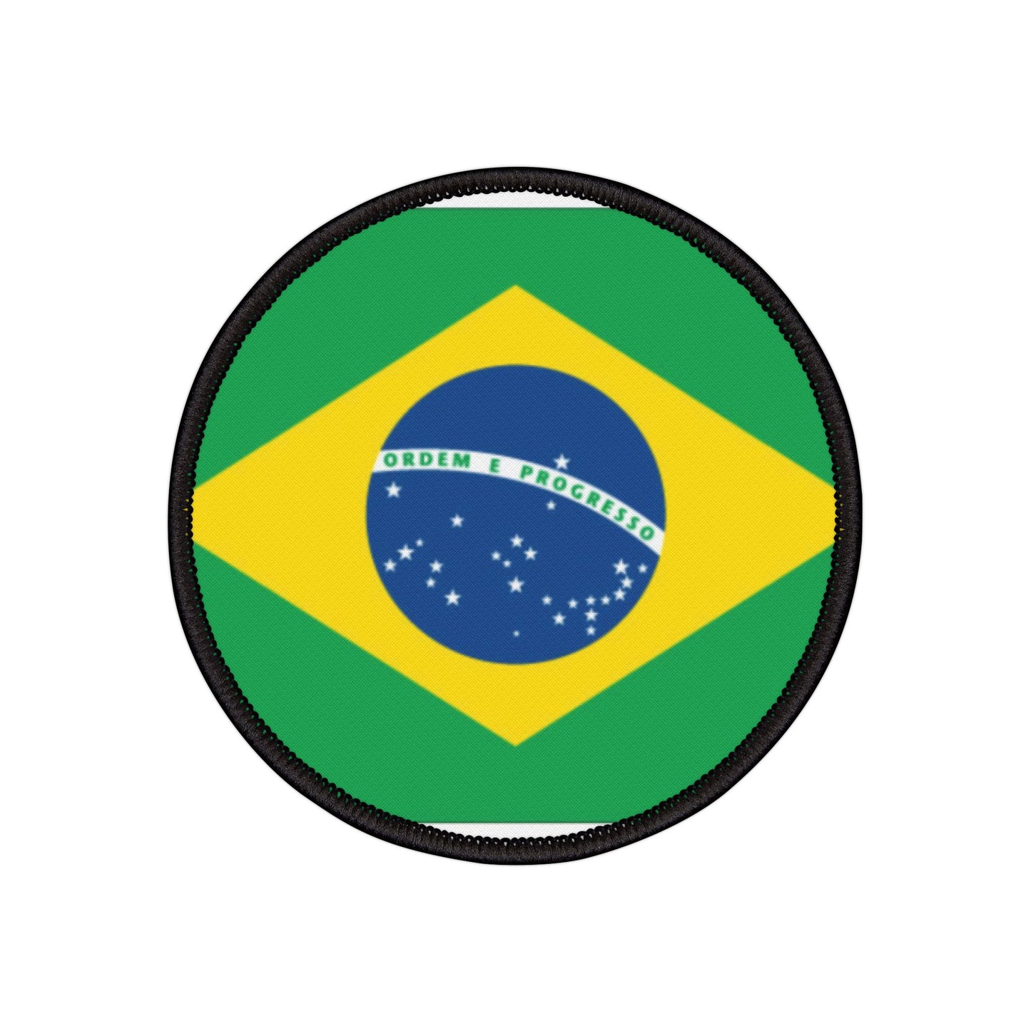Flag Village Brazil Flag Embroidery Iron-On Patches