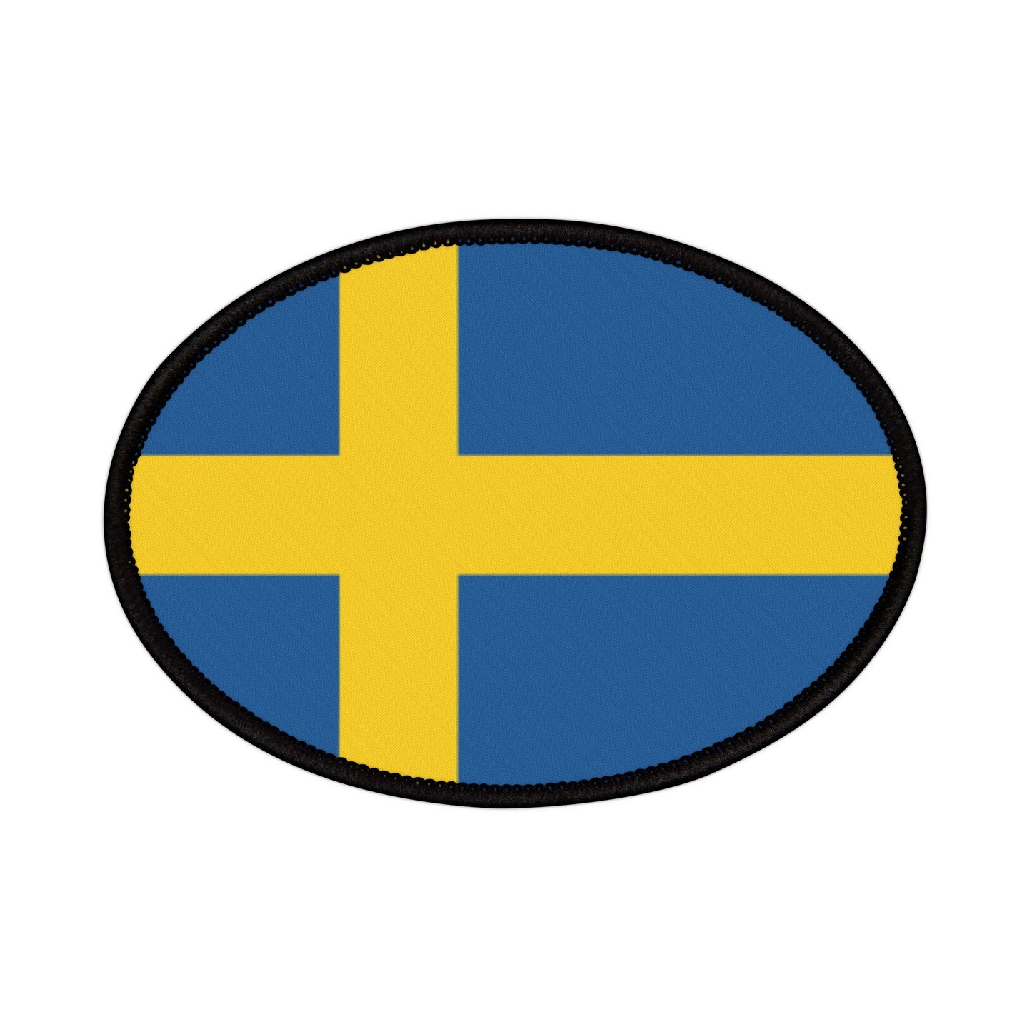 Flag Village Sweden Flag Embroidery Iron-On Patches