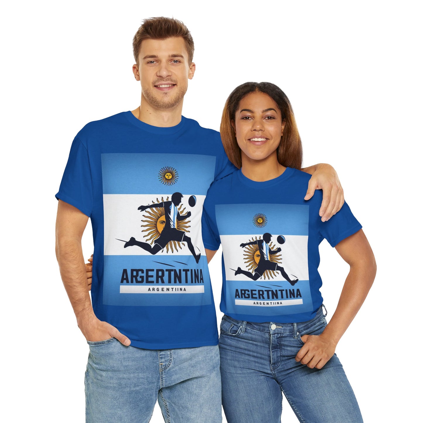 Flag Village Argentina Sporting Flag T-SHIRT Heavy Cotton Tee ARG0005
