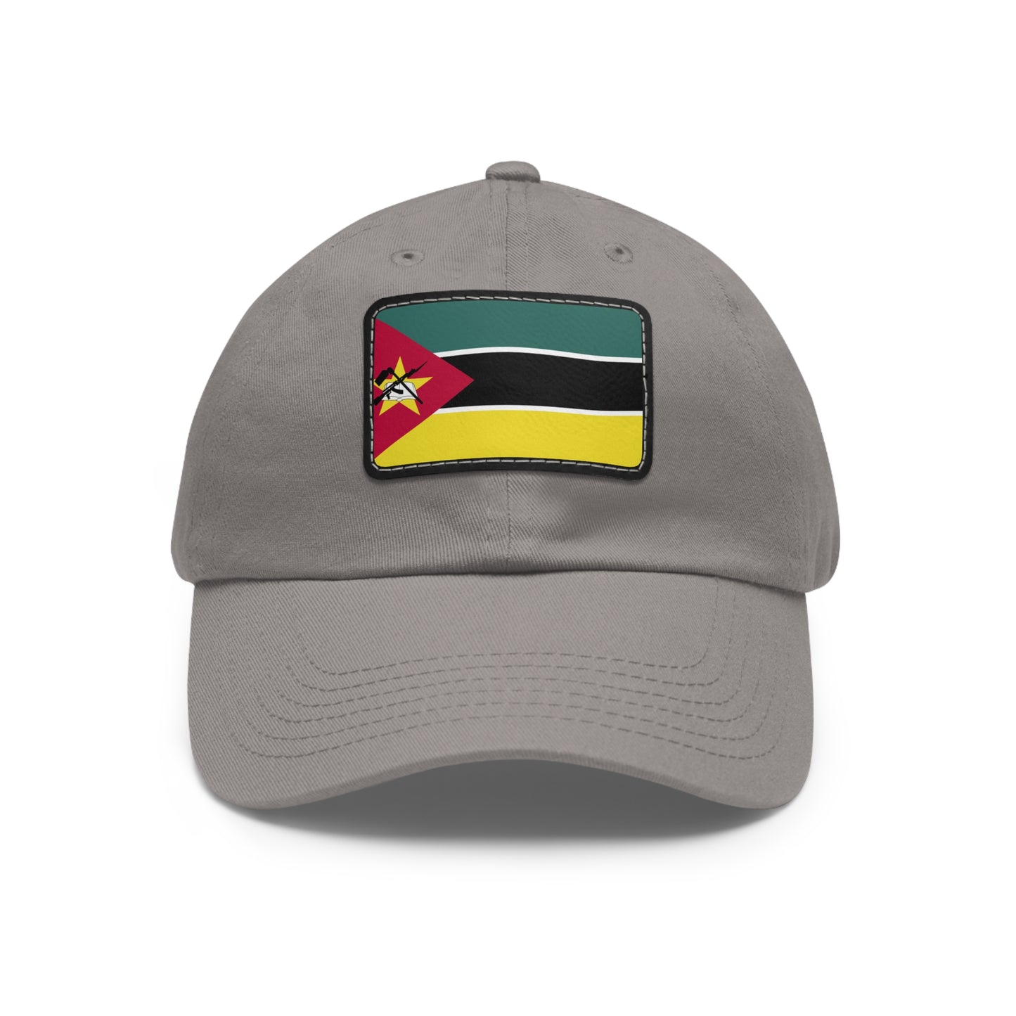 Flag Village Mozambique Flag Hat Cap with Leather Patch
