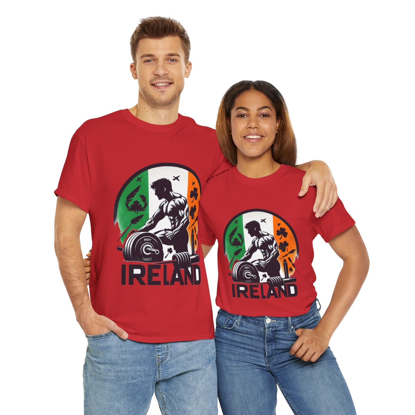 Flag Village Ireland Sporting Flag T-SHIRT Heavy Cotton Tee IRL0001