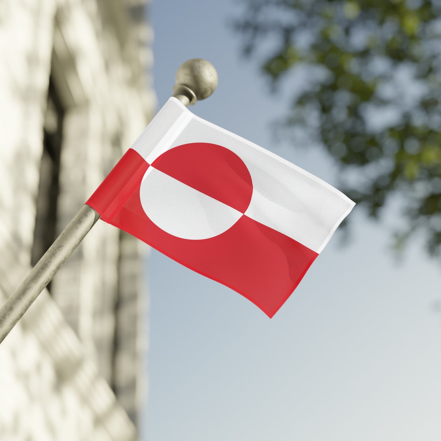 Flag Village Greenland Flag 18" x 12" / 36" x 24" / 60" x 36"
