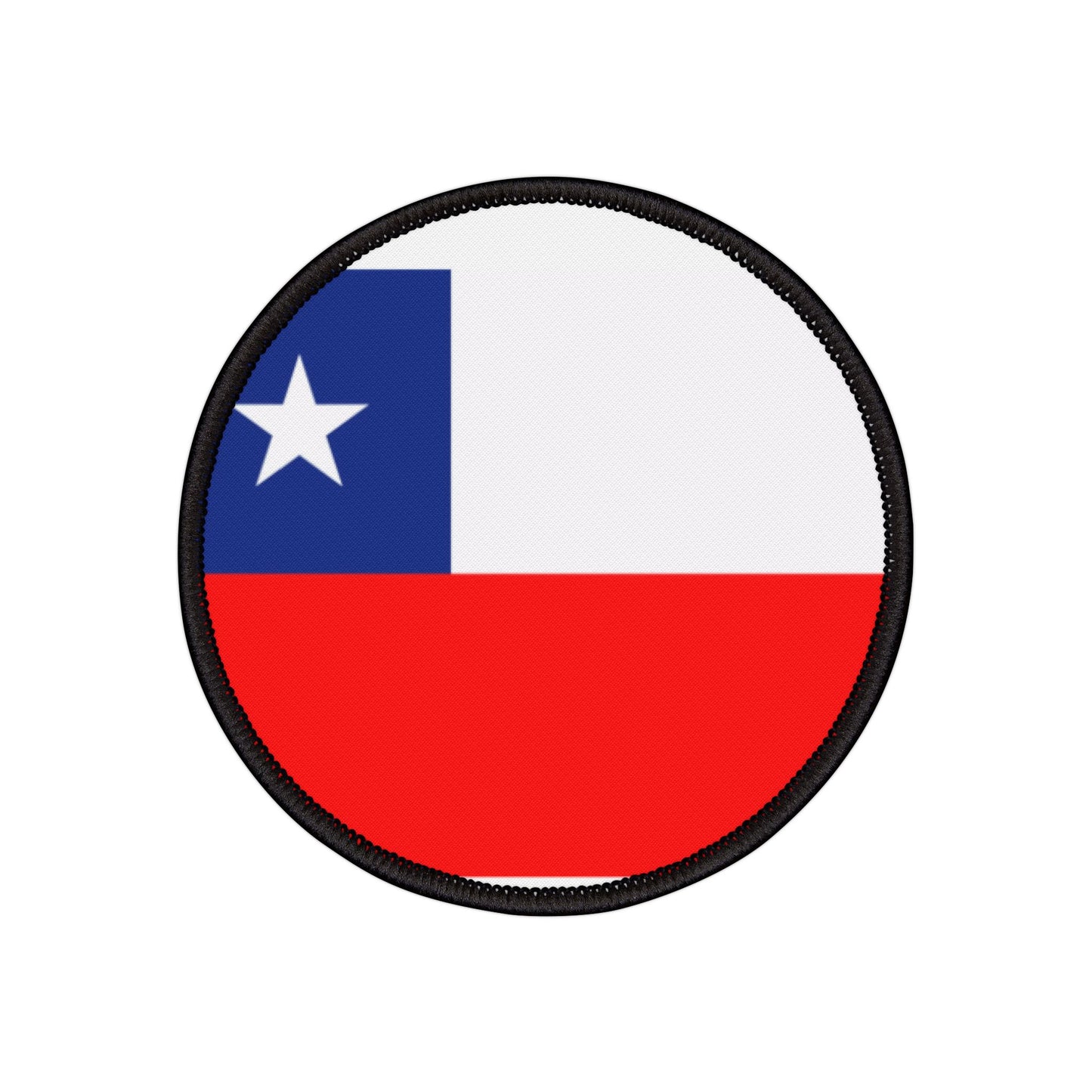 Flag Village Chile Flag Embroidery Iron-On Patches