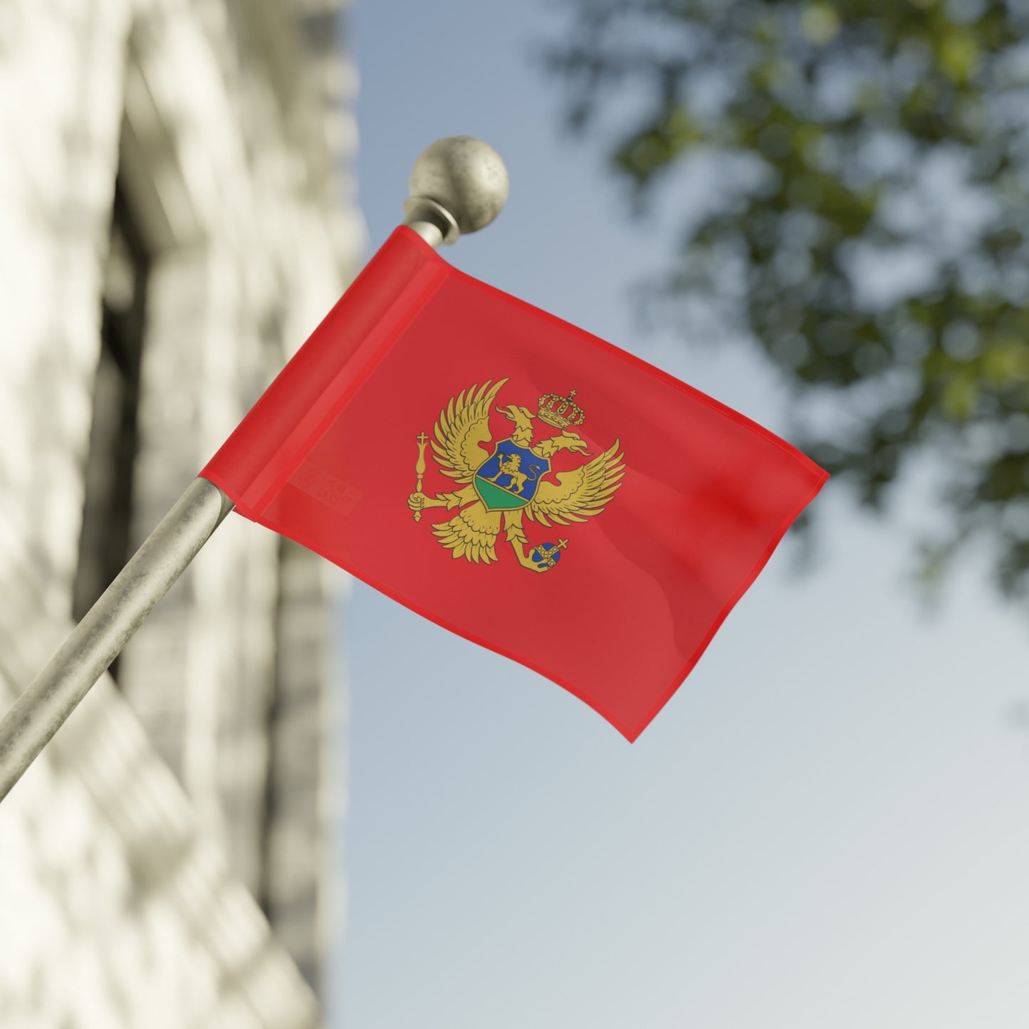 Flag Village Montenegro Flag 18" x 12" / 36" x 24" / 60" x 36"