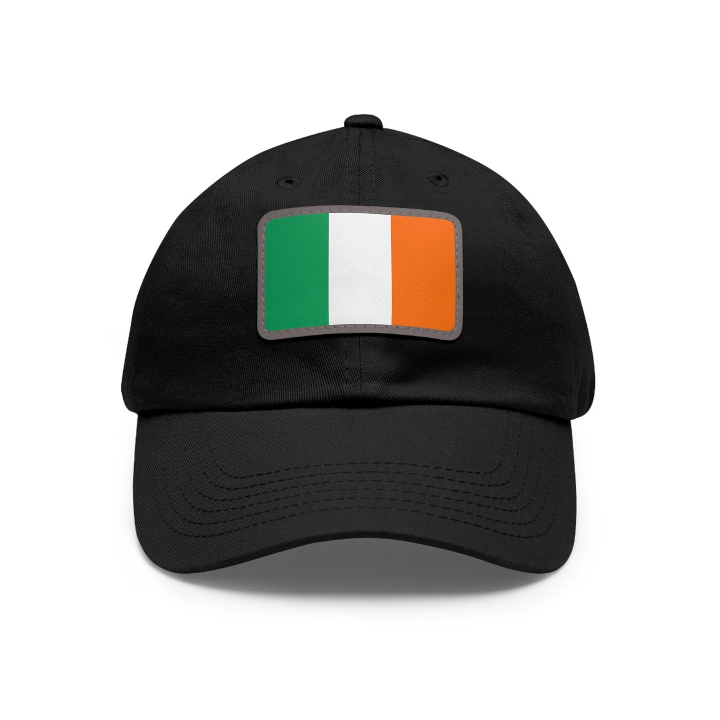 Flag Village Ireland Flag Hat Cap with Leather Patch