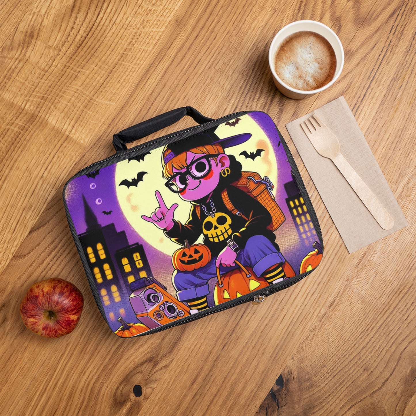 Flag Village Halloween Witch Lunch Bag HW0116