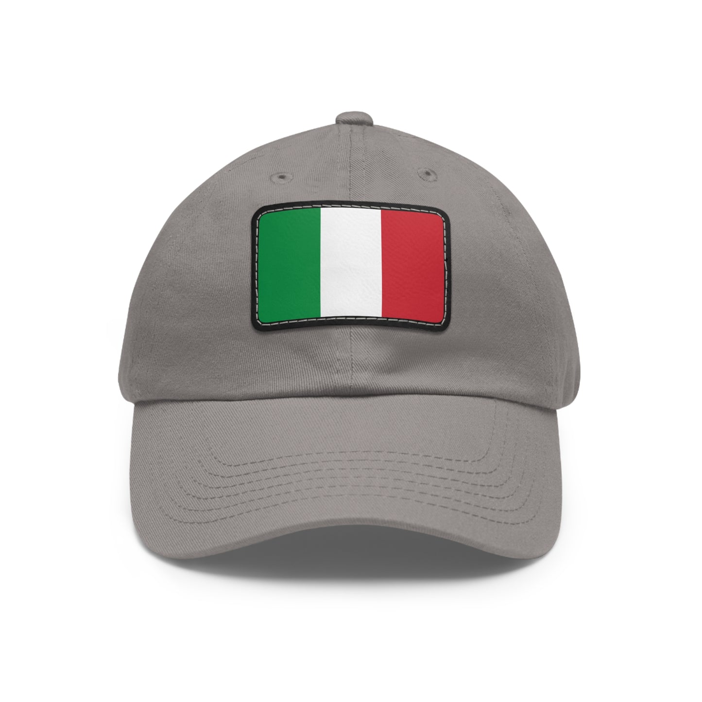 Flag Village Italy Flag Hat Cap with Leather Patch