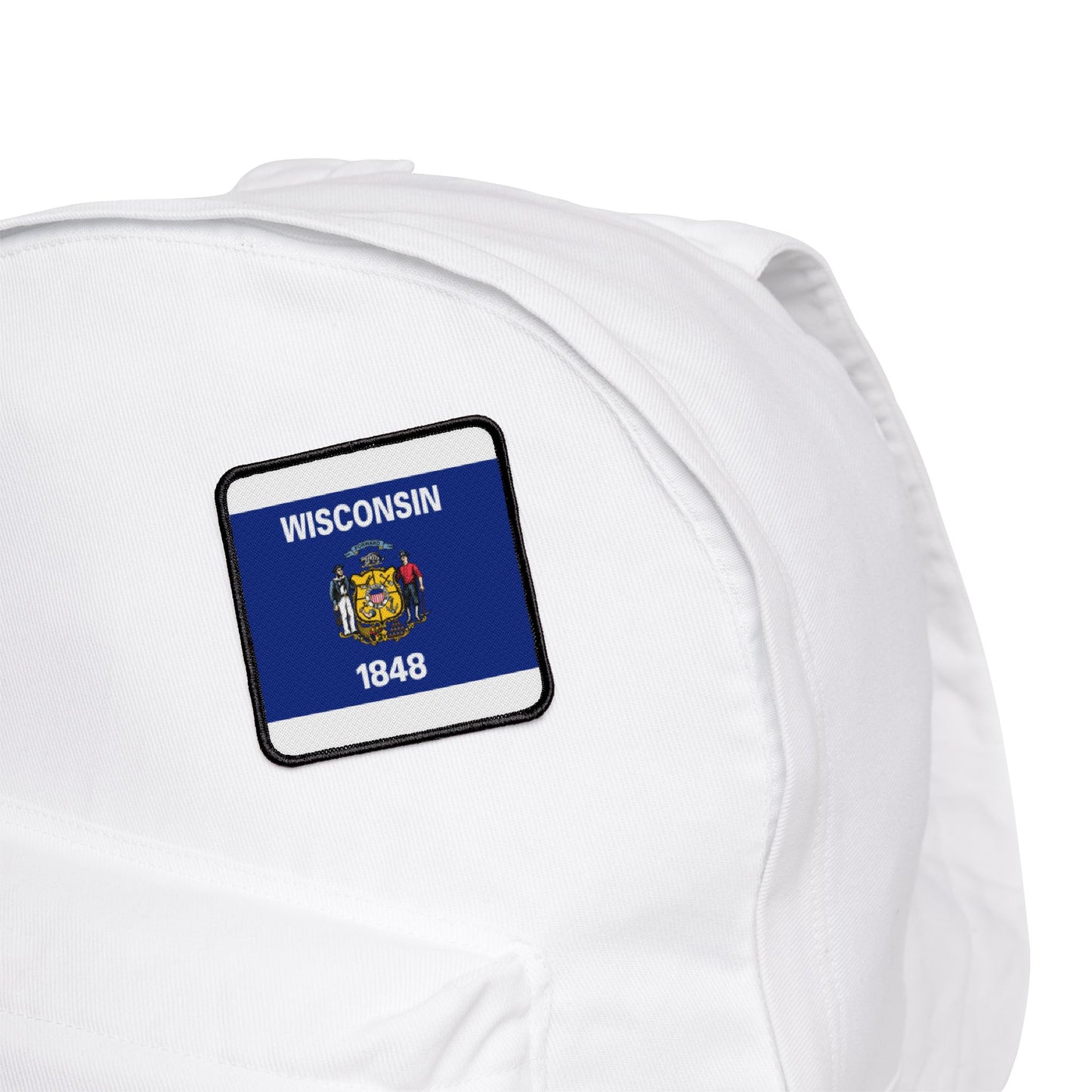 Flag Village Wisconsin State Flag Embroidery Iron-On Patches