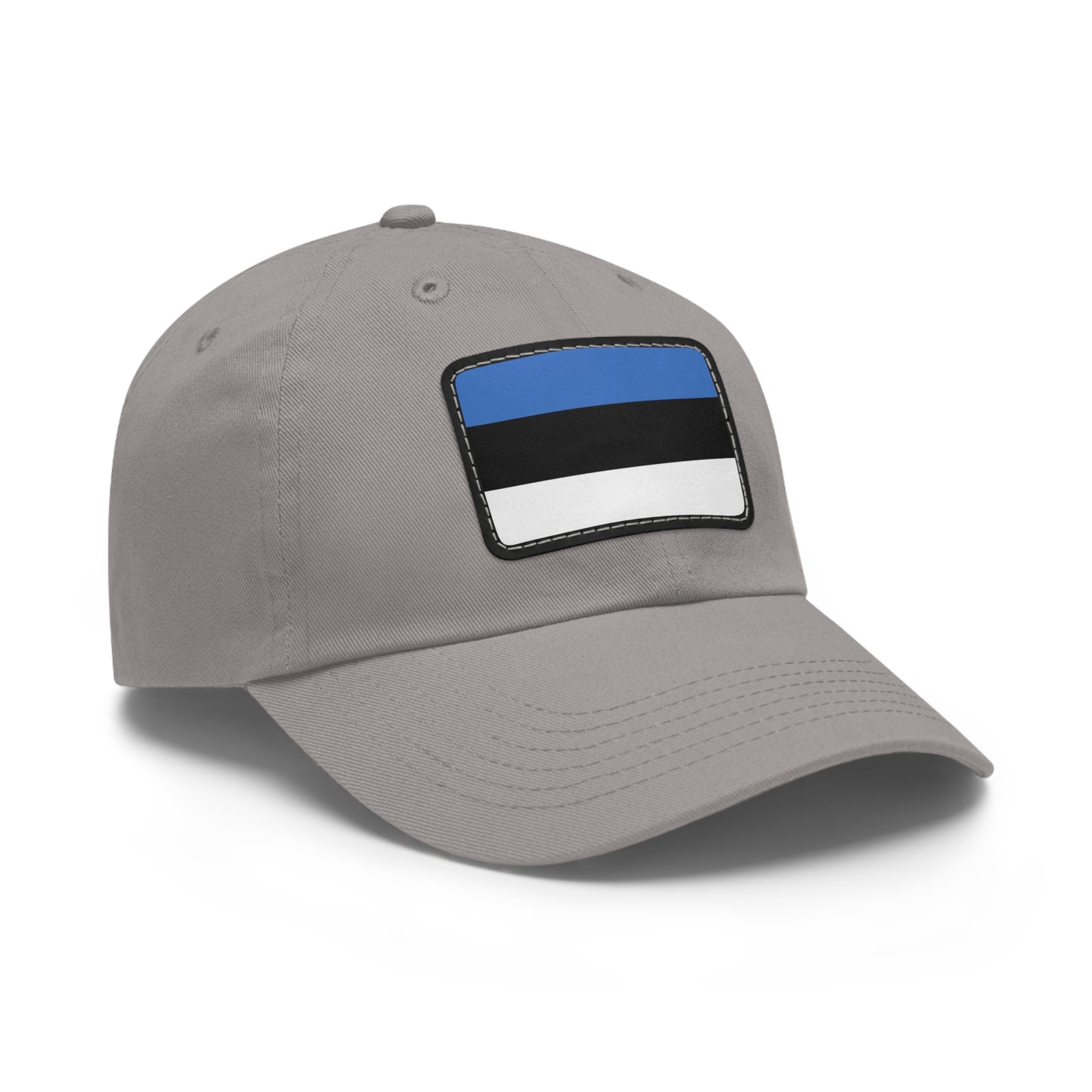 Flag Village Estonia Flag Hat Cap with Leather Patch