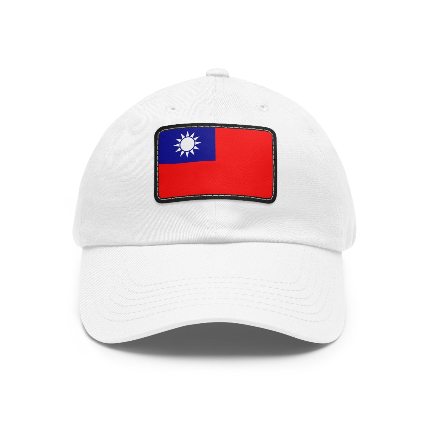 Flag Village Taiwan Flag Hat Cap with Leather Patch