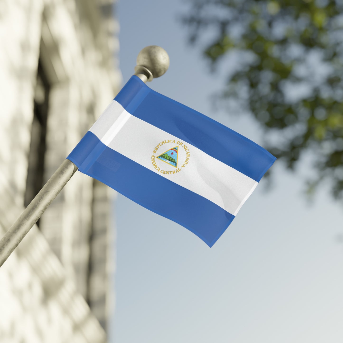 Flag Village Nicaragua Flag 18" x 12" / 36" x 24" / 60" x 36"