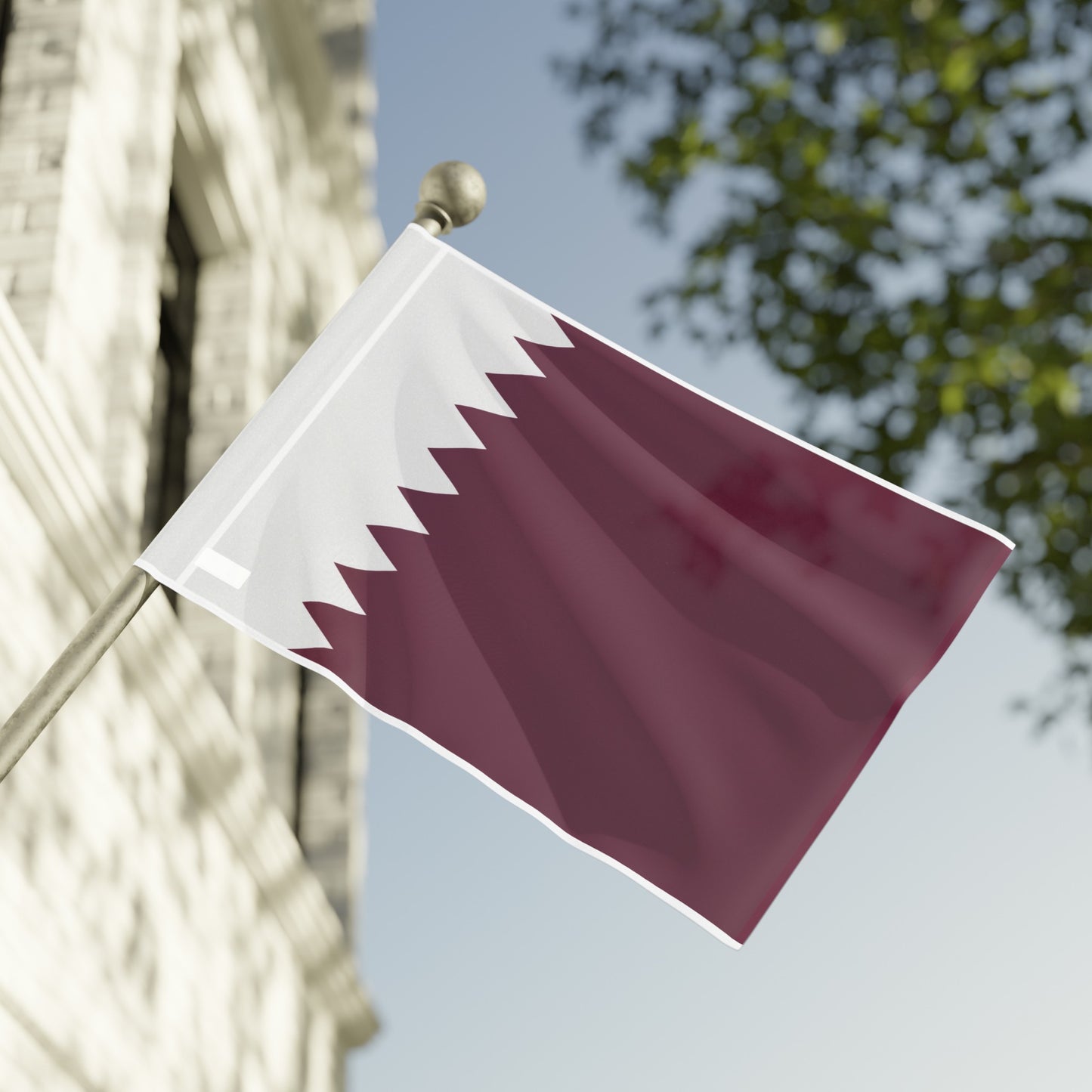 Flag Village Qatar Flag 18" x 12" / 36" x 24" / 60" x 36"