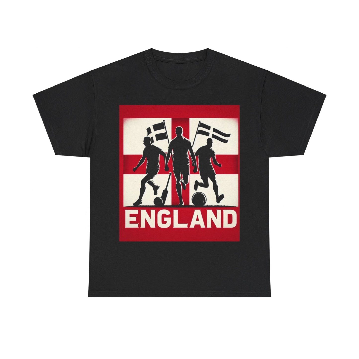 Flag Village England Sporting Flag T-SHIRT Heavy Cotton Tee GBR0011