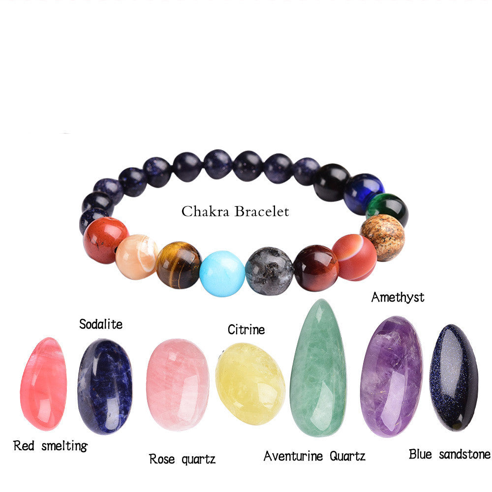 Flag Village Rough polished bracelet exquisite gift box set