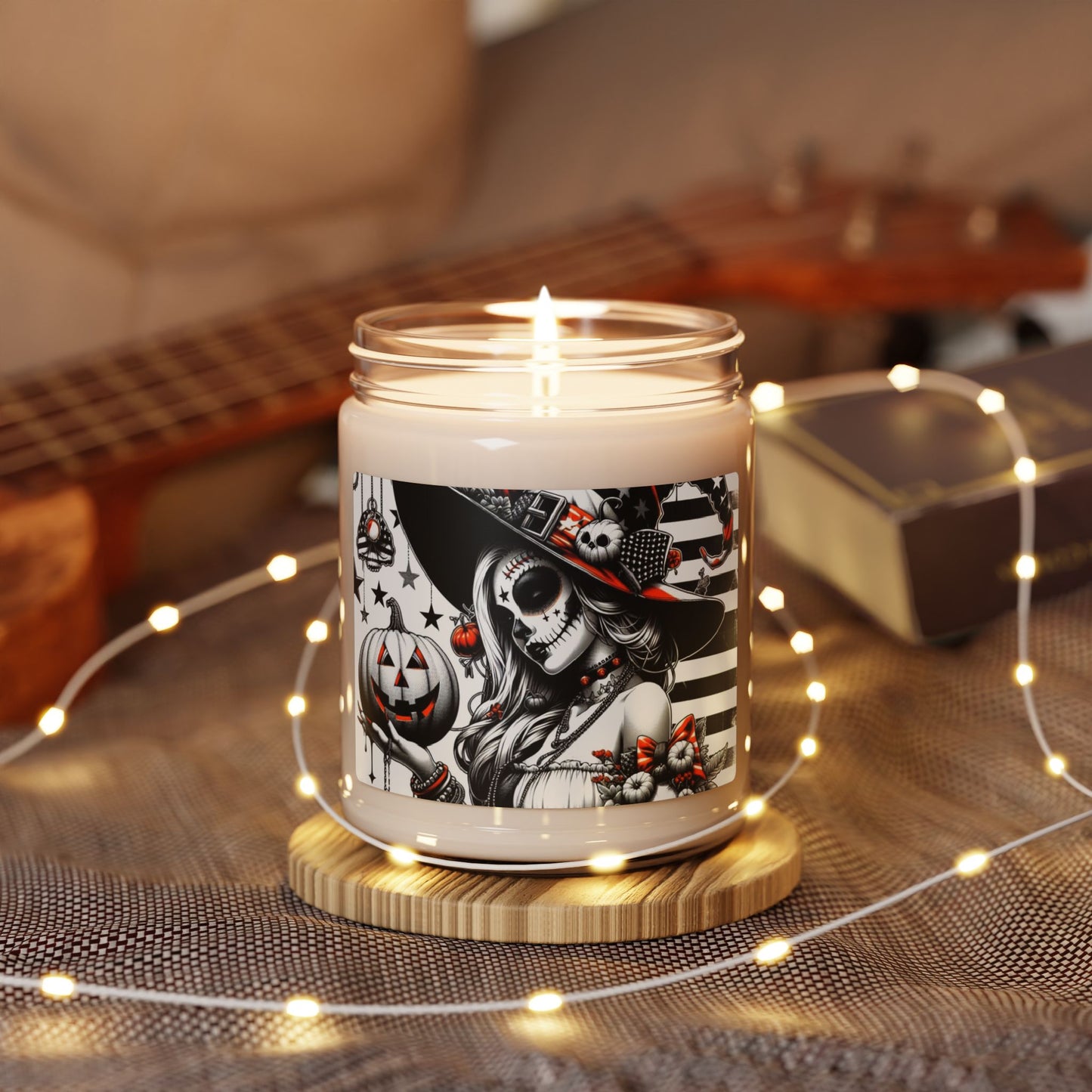 Flag Village Halloween Pretty Witch Scented Soy Candle, 9oz HW0013