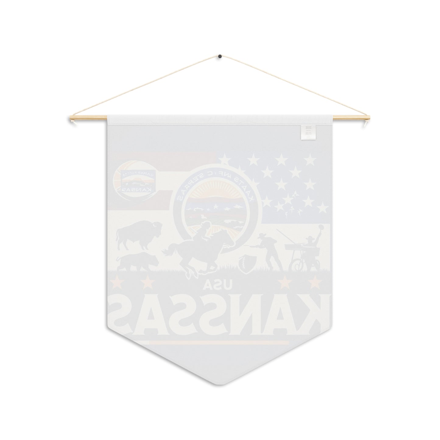 Flag Village Kansas State Flag Pennant Sporting Home Wall decoration KS0001