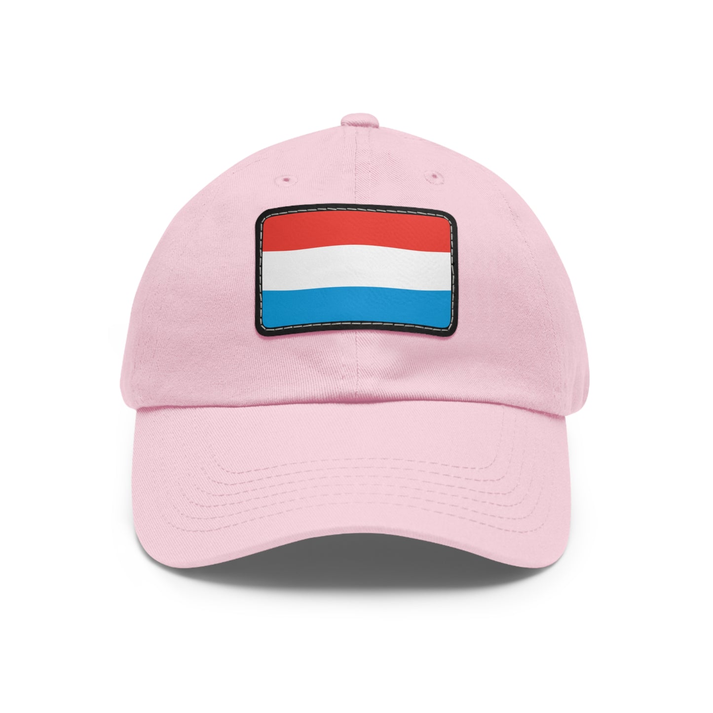 Flag Village Luxembourg Flag Hat Cap with Leather Patch