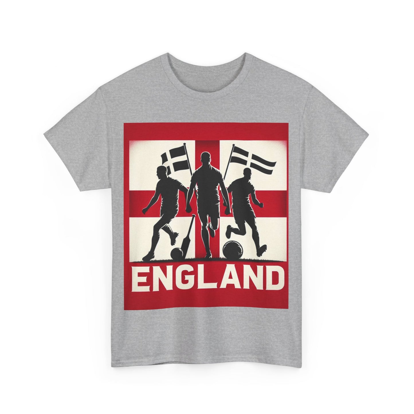 Flag Village England Sporting Flag T-SHIRT Heavy Cotton Tee GBR0011