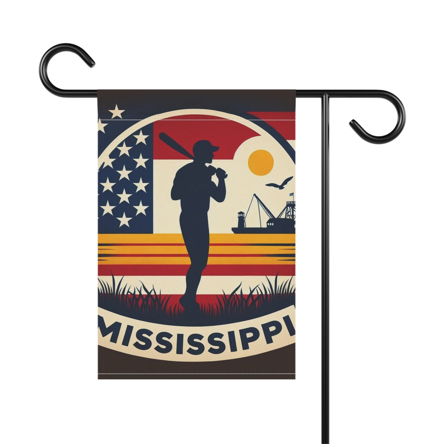 Flag Village Mississippi State Flag Sporting Garden & House Banner MS0002