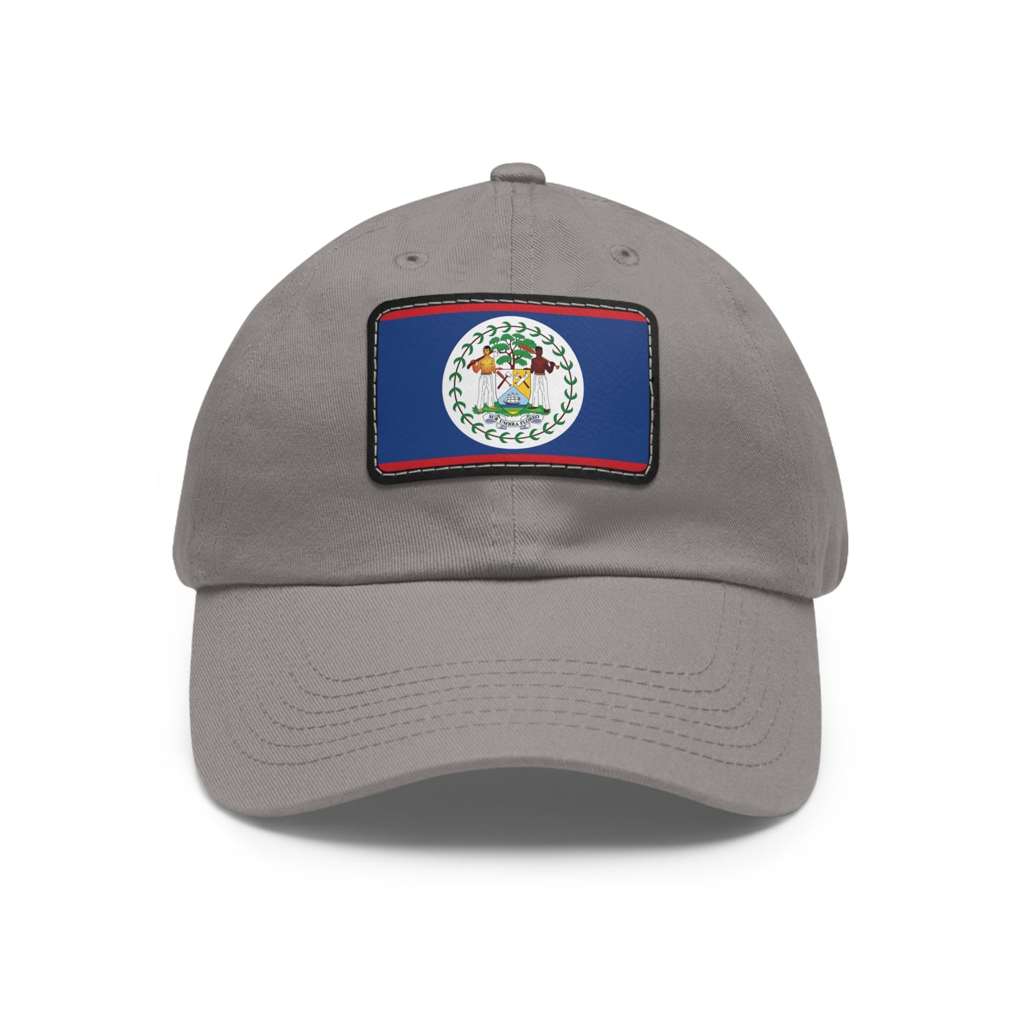 Flag Village Belize Flag Hat Cap with Leather Patch