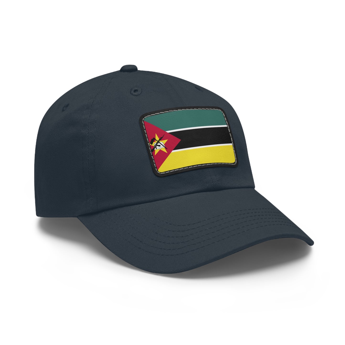 Flag Village Mozambique Flag Hat Cap with Leather Patch