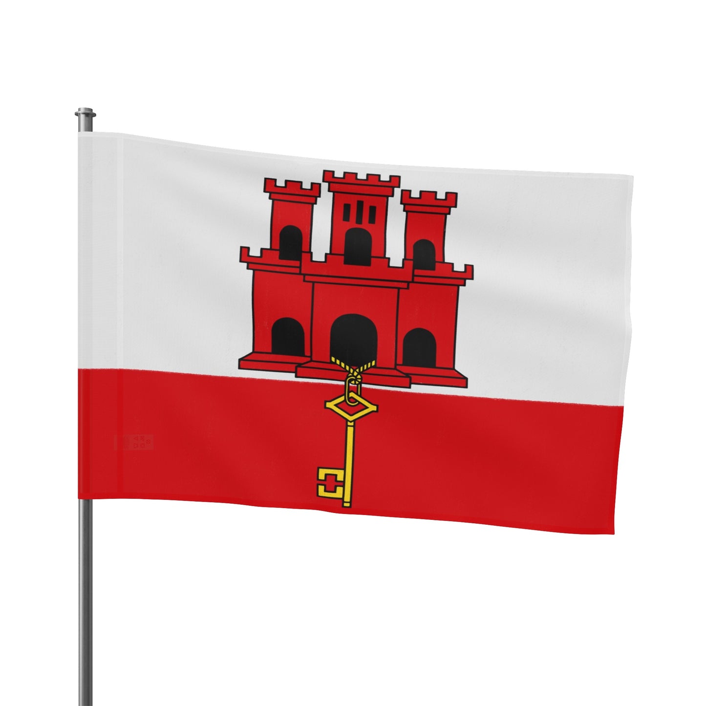 Flag Village Gibraltar Flag 18" x 12" / 36" x 24" / 60" x 36"
