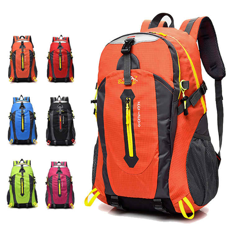 Flag Village Outdoor mountaineering bag large-capacity school bag travel backpack